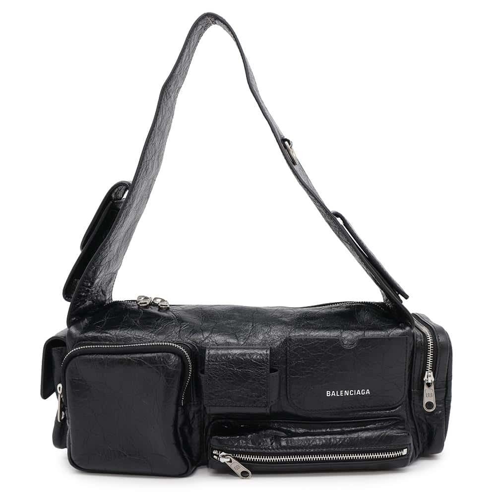 Balenciaga Shoulder Bag Super Busy Sling Black